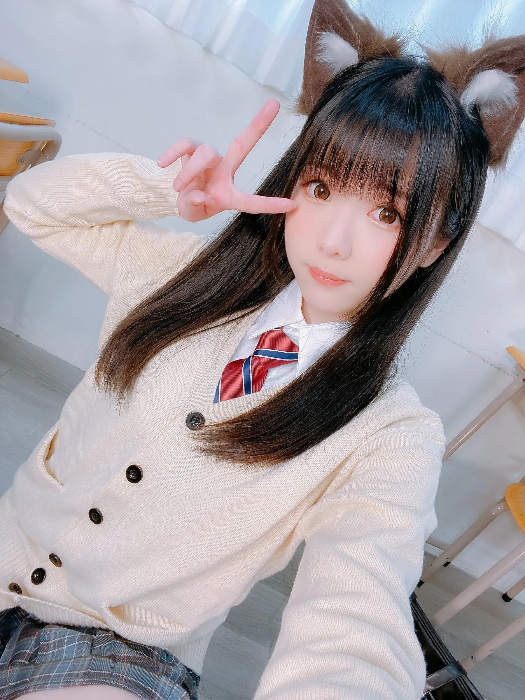 霜月shimo – NO.57 Fantia 2022年07月会员合集7期-2022-07-24 猫耳制服 [22P]插图3